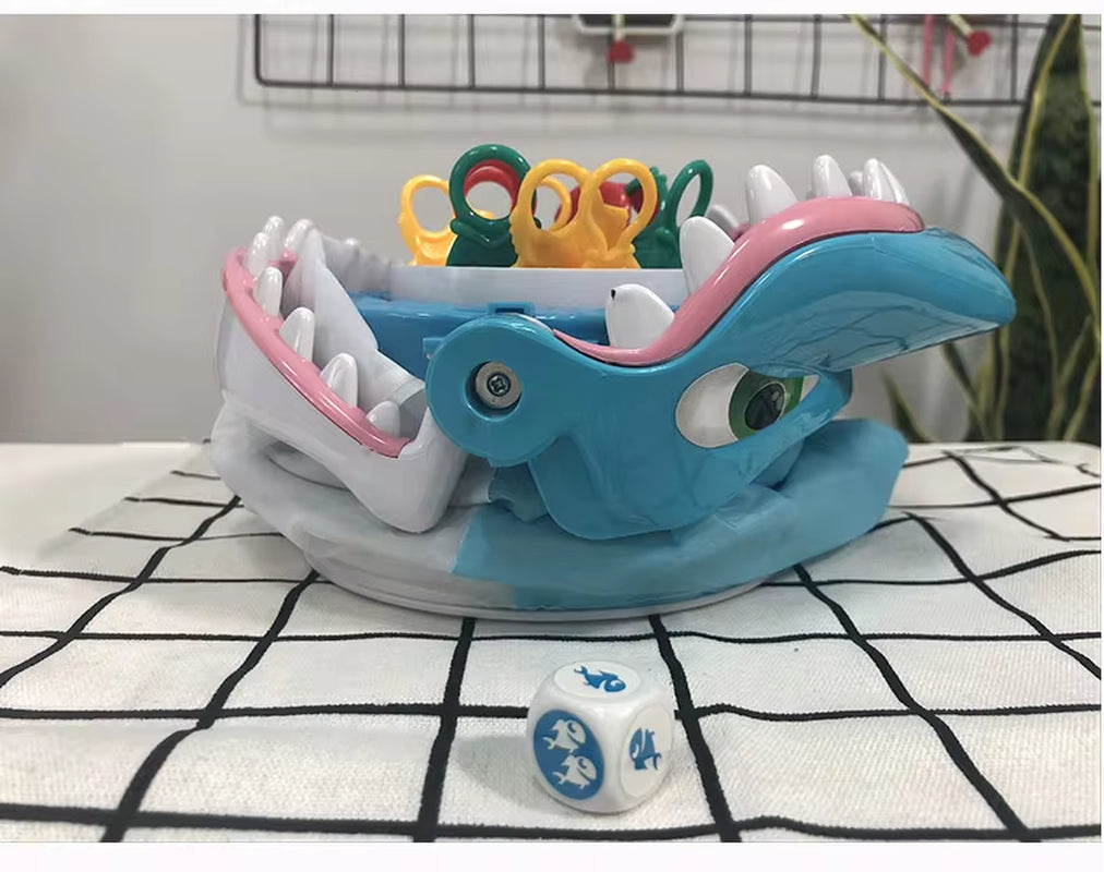 Shark Bite Game Shark Desktop Biting Party Thriller Shark Bite Finger Tabletop Game Children and Adults Decompression Prank Toy