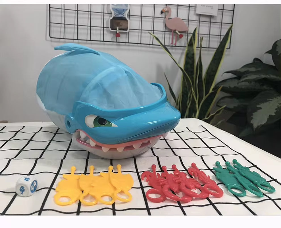 Shark Bite Game Shark Desktop Biting Party Thriller Shark Bite Finger Tabletop Game Children and Adults Decompression Prank Toy